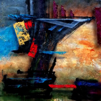 Painting titled "'The Illusion of Kn…" by Ben J Stack, Original Artwork, Acrylic
