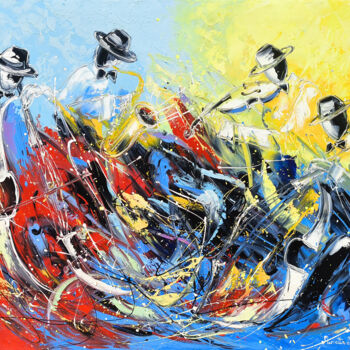 제목이 "Improvised Harmony"인 미술작품 Marietta Martirosyan로, 원작, 기름 나무 들것 프레임에 장착됨