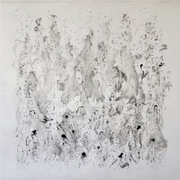 Drawing titled "Incendie" by Frédérique Nolet De Brauwere, Original Artwork, Ink