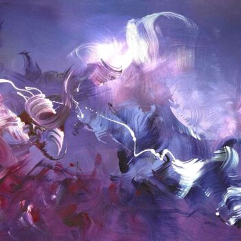 제목이 "Veil Of Dreams"인 미술작품 Paresh Nrshinga F R S A로, 원작, 아크릴 나무 들것 프레임에 장착됨