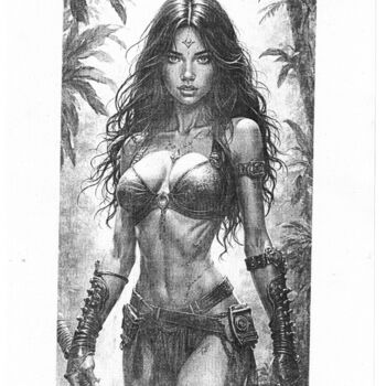 Εκτυπώσεις & Χαρακτικά με τίτλο "amazonia" από Modane, Αυθεντικά έργα τέχνης, Ψηφιακή εκτύπωση