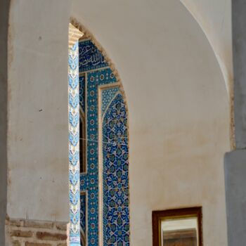 Photographie intitulée "Iran - mosquée de Y…" par Christian Ebel, Œuvre d'art originale, Photographie numérique
