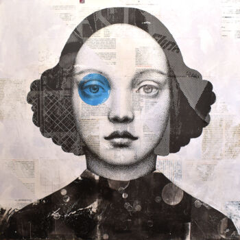 Collages intitolato "Cosmos" da Manel Villalonga, Opera d'arte originale, Collages