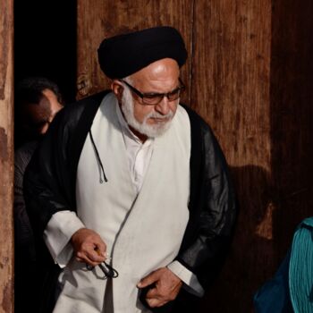 Photographie intitulée "Iran - mollah" par Christian Ebel, Œuvre d'art originale, Photographie numérique