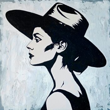 Pittura intitolato "In her silence is t…" da Liubov Samoilova, Opera d'arte originale, Acrilico Montato su Cartone