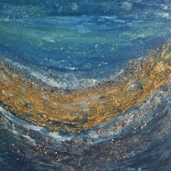 "Sunlit Tides" başlıklı Tablo Nataliia Mcmillian tarafından, Orijinal sanat, Akrilik