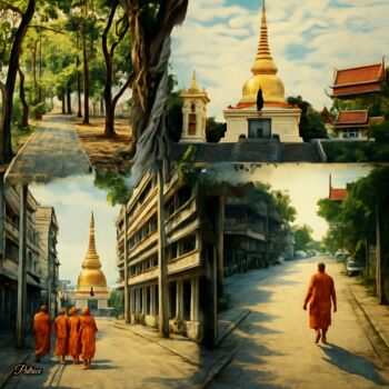 Estampas & grabados titulada "Sacred Steps [VIII]" por Patrick John Bennett (Patrice), Obra de arte original, Fotografía dig…