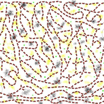 Digitale Kunst mit dem Titel "La solution est en…" von Pascal Rissac, Original-Kunstwerk, Digitale Malerei