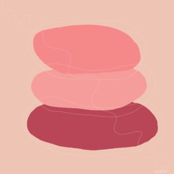 Цифровое искусство под названием "Zen Minimalism. Pas…" - Vafa Majidli, Подлинное произведение искусства, Цифровая живопись