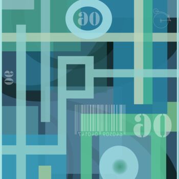 Digitale Kunst mit dem Titel "cero seis vi-gital…" von Ojolo, Original-Kunstwerk, Digitale Malerei