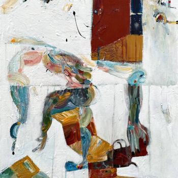 Peinture intitulée "Stairway to" par Gabriele Poidomani (Kiro), Œuvre d'art originale, Acrylique