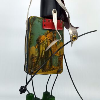 Sculpture titled "Unique Don Quixote…" by Branimir Misic, Original Artwork, Metals