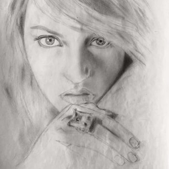 "Kate Winslet" başlıklı Resim Merve Saraç tarafından, Orijinal sanat, Karakalem