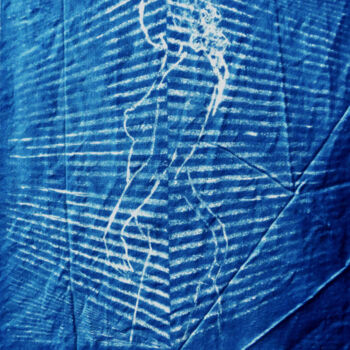 Photographie intitulée "Perspectives." par Sara Raquel Sarangello, Œuvre d'art originale, Cyanotype
