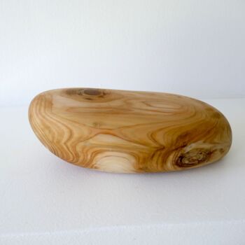 Scultura intitolato "To be caressed" da Liquette-Gorbach, Opera d'arte originale, Legno