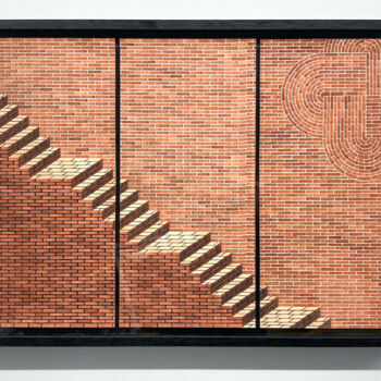 Drawing titled "Dédale 2" by Gaël  Darras, Original Artwork, Watercolor