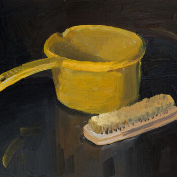 Pittura intitolato "Simple Things" da Serhii Zavadenko, Opera d'arte originale, Olio