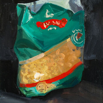 Pittura intitolato "Pasta" da Serhii Zavadenko, Opera d'arte originale, Olio