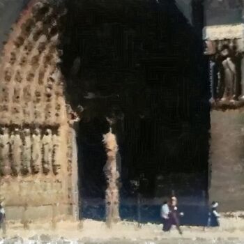 Digital Arts titled "The Door" by Russell Newell, Original Artwork, 2D Digital Work