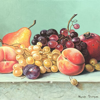 Pintura intitulada "Taste of Summer" por Stepan Ohanyan, Obras de arte originais, Óleo Montado em Armação em madeira
