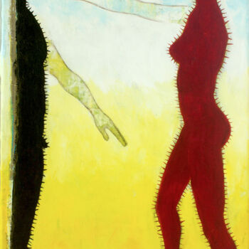 Peinture intitulée "Profetas 5" par Jesus Tejedor, Œuvre d'art originale, Acrylique Monté sur Châssis en bois