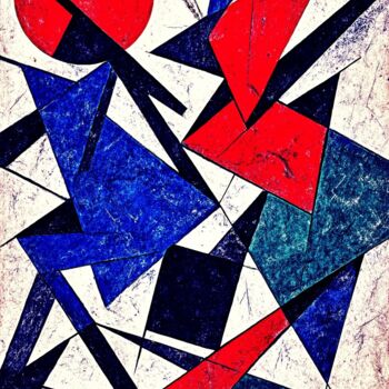 Digital Arts titled "Le Miroir Brisé (Ho…" by Gaboriau Gérald, Original Artwork, Acrylic