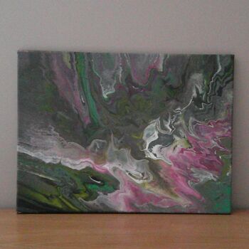 Painting titled "Sous les couches de…" by Aqualis, Original Artwork, Acrylic