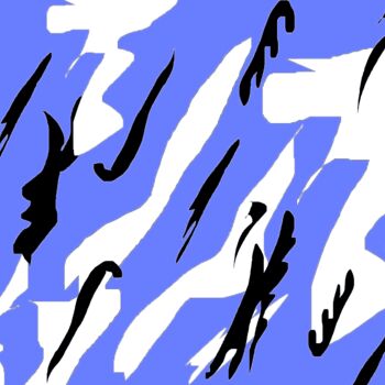 「Dancing Shapes 1b8」というタイトルの写真撮影 Ken Lernerによって, オリジナルのアートワーク, 2Dデジタルワーク
