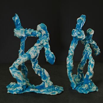 Sculptuur getiteld "Joseph" door Prof. Andreas Loeschner-Gornau, Origineel Kunstwerk, Steen