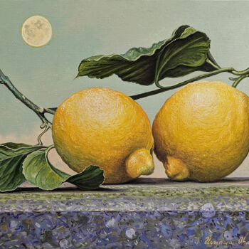 "Still Life Under th…" başlıklı Tablo Stepan Ohanyan tarafından, Orijinal sanat, Petrol Ahşap Sedye çerçevesi üzerine monte…