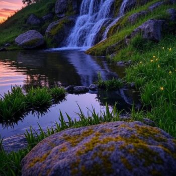 Digitale Kunst getiteld "ART WORK J2" door Joelle Sifina, Origineel Kunstwerk, Digitaal Schilderwerk Gemonteerd op artwork_c…