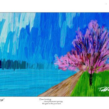 Painting titled ""Dawn Breaking" (ho…" by Tad Anderson, Original Artwork, Digital Print