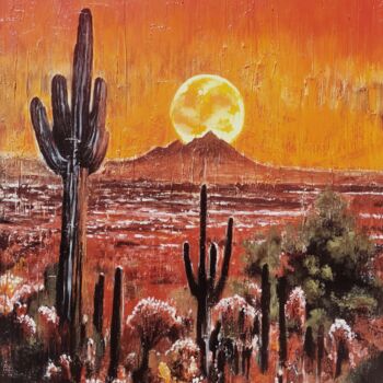 Painting titled "Arizona" by Andrea Cerioni, Original Artwork, Acrylic