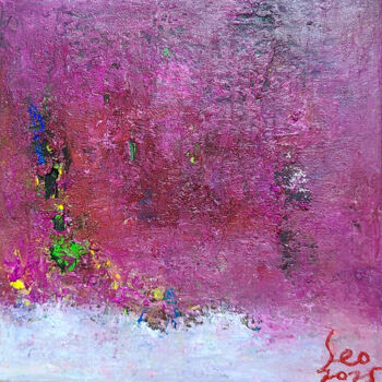 Painting titled "Crimson Reverie" by Yeon-Gyeong Seo (Seo), Original Artwork, Oil