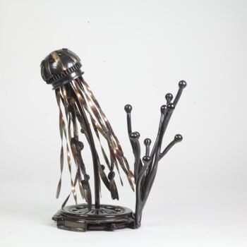 "Jellyfish" başlıklı Heykel Simon Saronni tarafından, Orijinal sanat, Metaller