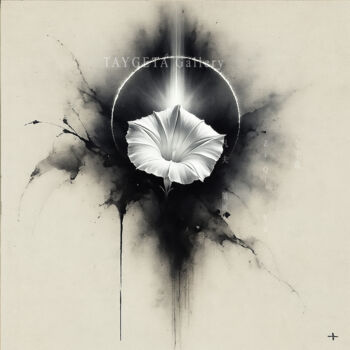 "Flowers in Mist, Wh…" başlıklı Dijital Sanat Ziqi Yu (Fanfu) tarafından, Orijinal sanat, Mürekkep püskürtmeli Ahşap panel ü…