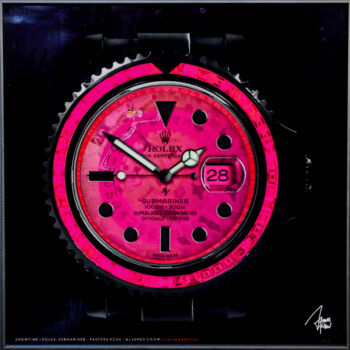 "Rolex Pantera Rosa" başlıklı Tablo James Chiew tarafından, Orijinal sanat, 2D Dijital Çalışma