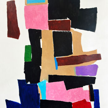 Painting titled "YOU MOVED AGAIN !" by Hou Soon Ming, Original Artwork, Acrylic