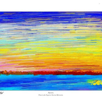 Ζωγραφική με τίτλο ""Aurora" (horz) (cl…" από Tad Anderson, Αυθεντικά έργα τέχνης, Ψηφιακή εκτύπωση