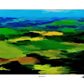 Painting titled ""Ag Aspect" (horz)…" by Tad Anderson, Original Artwork, Digital Print