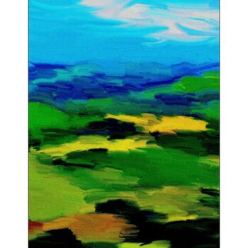 Painting titled ""Ag Aspect" (vert)…" by Tad Anderson, Original Artwork, Digital Print
