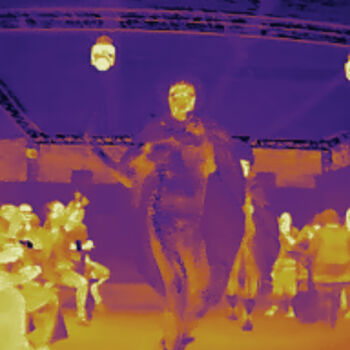 Photographie intitulée "Spectral Attendance…" par Giulio Di Sturco, Œuvre d'art originale, Photographie numérique