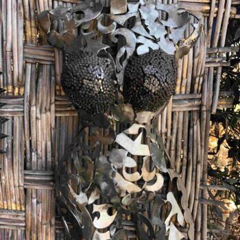 Rzeźba zatytułowany „Wall Art | Modern W…” autorstwa Youssef Ezzamani, Oryginalna praca, Metale Zamontowany na Kamień