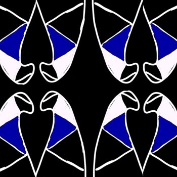 Digital Arts titled "Organic Symmetry 1b…" by Ken Lerner, Original Artwork, 2D Digital Work