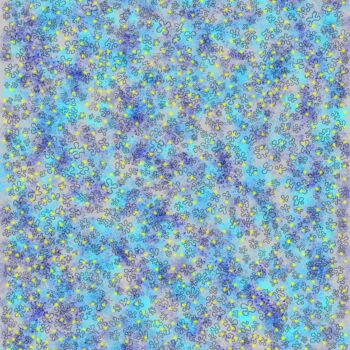 「Parterre de bleus」というタイトルのデジタルアーツ Pascal Rissacによって, オリジナルのアートワーク, デジタル絵画