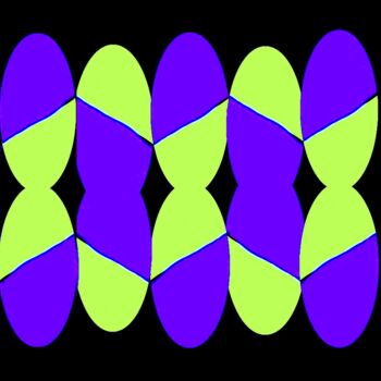 Digitale Kunst getiteld "Organic Symmetry 1b…" door Ken Lerner, Origineel Kunstwerk, 2D Digital Work
