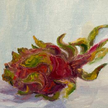 Malarstwo zatytułowany „Pitahaya” autorstwa Svetlana Lebedeva, Oryginalna praca, Olej
