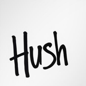 Ζωγραφική με τίτλο "Hush" από Ivy Blue, Αυθεντικά έργα τέχνης, Ακρυλικό