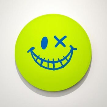 Peinture intitulée "One Eyed Smile" par Ivy Blue, Œuvre d'art originale, Acrylique