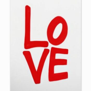 Peinture intitulée "LOVE (#0012)" par Ivy Blue, Œuvre d'art originale, Acrylique
